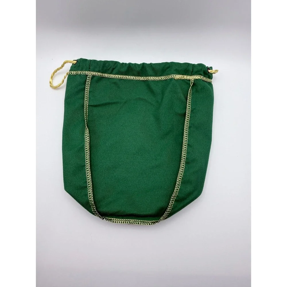 Crown Royal Green‎ Drawstring Pouch Bag Storage Collectible